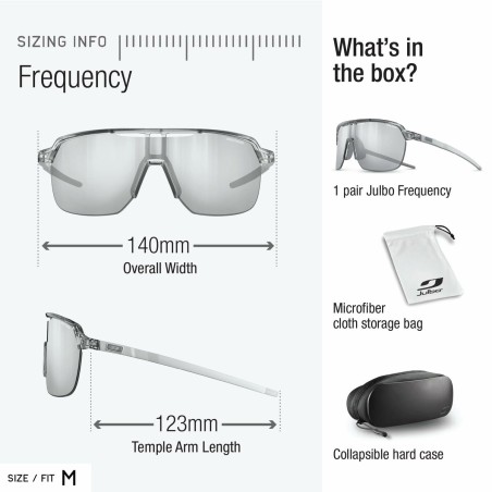 Lunettes de soleil Julbo FREQUENCY REACTIV 0-3 HC Bleu Noir