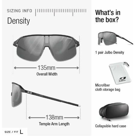 Occhiali da Sole Julbo DENSITY Nero