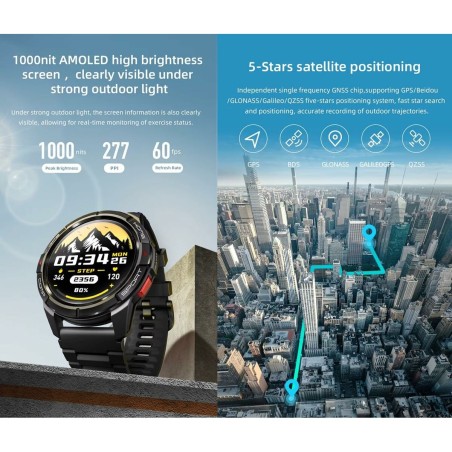 Smartwatch Mibro GS Active Schwarz 1,3"
