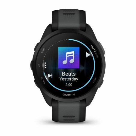 Smartwatch GARMIN Forerunner 165 Music Nero Grigio Argentato 1,2" 43 m