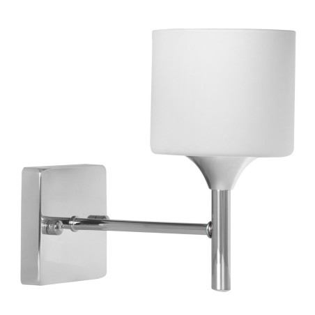 Wall Light Activejet AJE-MIRA 1P White Silver Metal 40 W 23 x 21,5 x 1