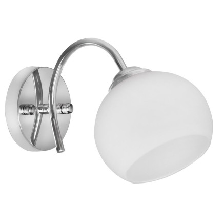 Wall Light Activejet AJE-IRMA 1P White Silver Metal 40 W 13 x 17,5 x 2