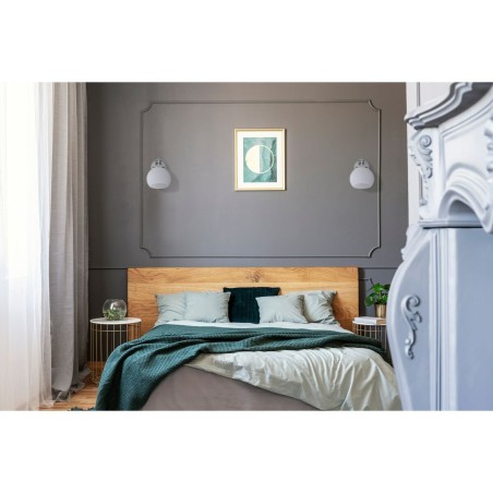 Applique da Parete Activejet AJE-IRMA 1P Bianco Argentato Metallo 40 W