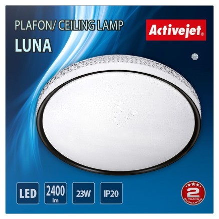 Suspension Activejet Plafón LED Activejet AJE-LUNA Blanc 23 W 2