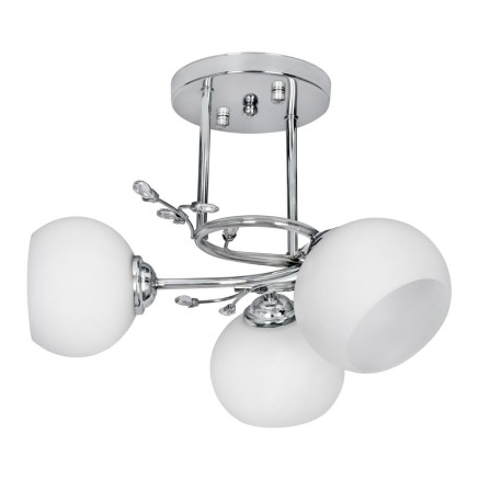 Ceiling Light Activejet AJE-IRMA 3P White Silver Metal 40 W 39 x 29 x