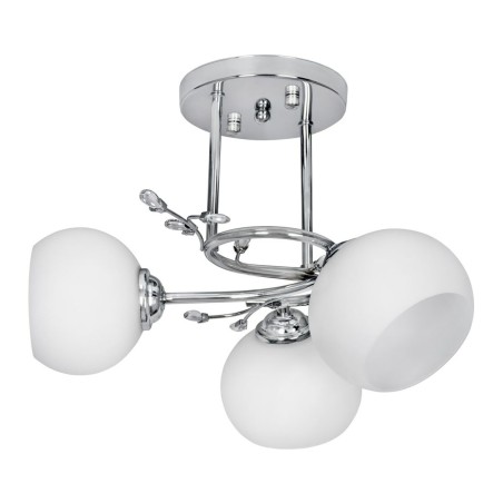Suspension Activejet AJE-IRMA 3P Blanc Argenté Métal 40 W 39 x 29 x