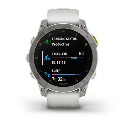 Smart Watch with Pedometer GARMIN 010-02582-21 1,3" White Black Titani