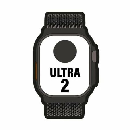 Horloge Heren Apple MX5V3TY/A Zwart 49 mm