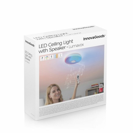 Lampada da Soffitto a LED con Altoparlante Lumavox InnovaGoods 2