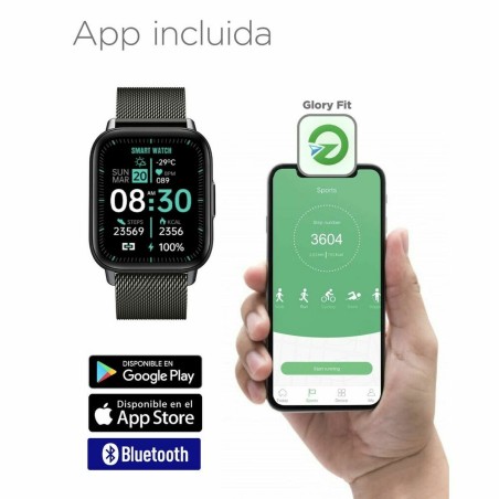 Smartwatch KSIX BXSW11N 1,7" 180 mAh Black (Refurbished A)