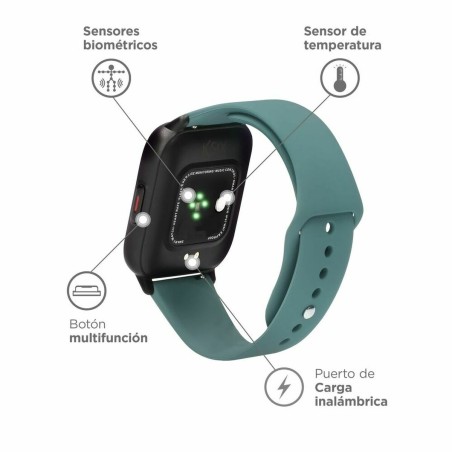 Smartwatch KSIX BXSW11N 1,7" 180 mAh Black (Refurbished A)
