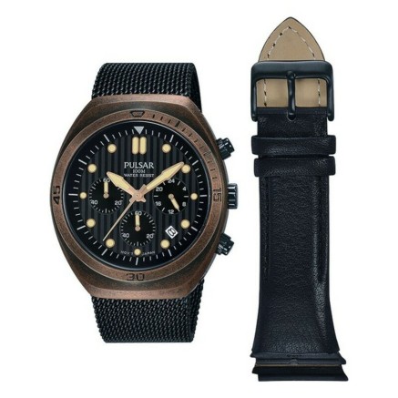 Men's Watch Pulsar PT3984X2 Black (Refurbished B)