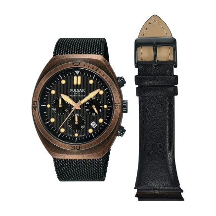 Men's Watch Pulsar PT3984X2 Black (Refurbished B) 2