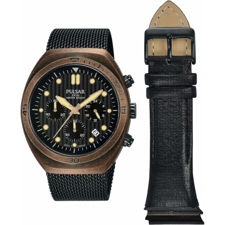 Men's Watch Pulsar PT3984X2 Black (Refurbished B)