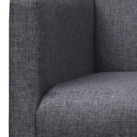 Banc avec coussin rembourré tissu hévéa gris foncé 2
