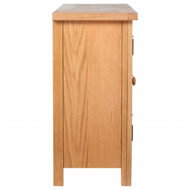 Buffet avec 3 tiroirs 110 x 33,5 x 70 cm Bois de chêne massif