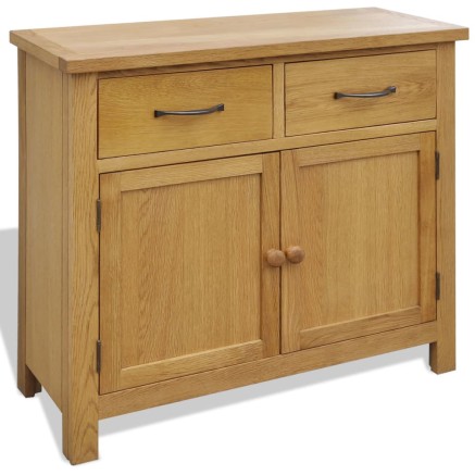Buffet 90 x 33,5 x 83 cm Bois de chêne massif