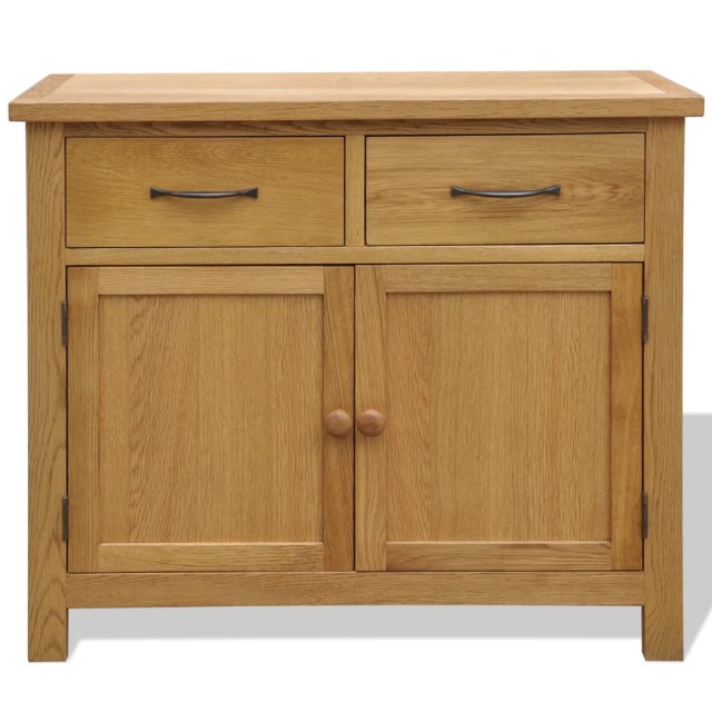 Buffet 90 x 33,5 x 83 cm Bois de chêne massif