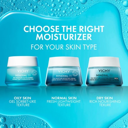 Moisturising Gel Vichy MINÉRAL 89 50 ml 2