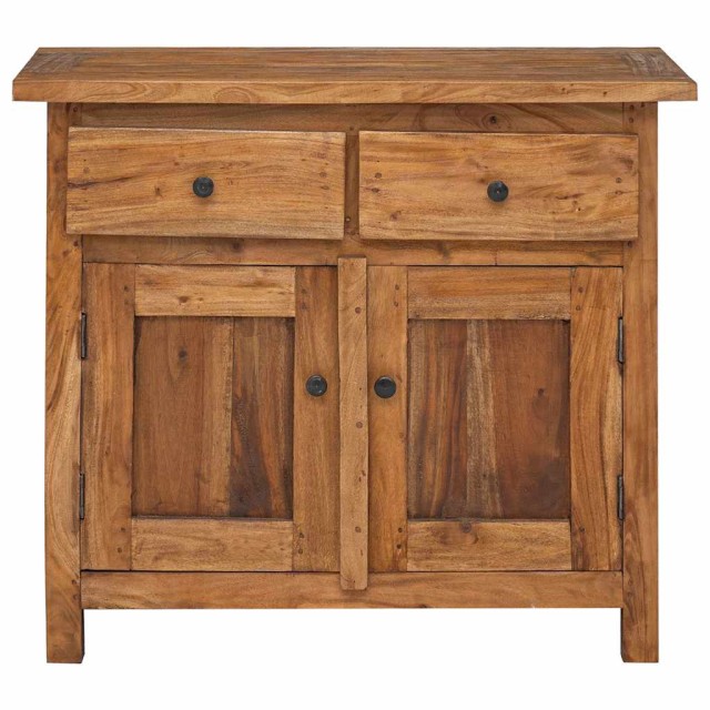 Buffet bois d'acajou massif 75x30x65 cm
