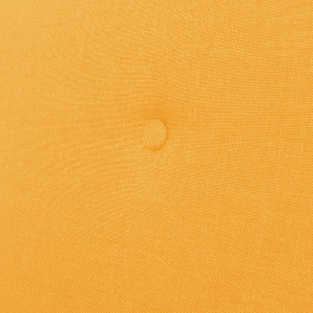 Canapé à 2 places Tissu Jaune