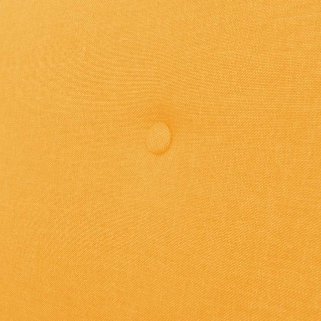 Canapé à 3 places Tissu Jaune