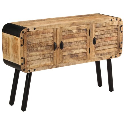 Buffet Bois de manguier massif 120x30x76 cm 2