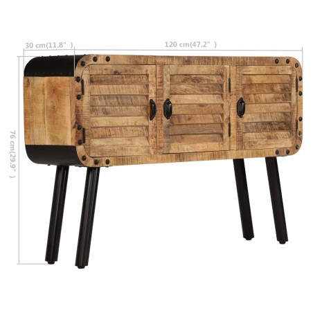 Buffet Bois de manguier massif 120x30x76 cm