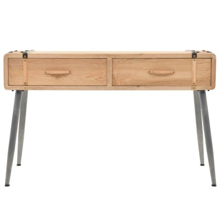 Table console Bois massif de sapin 115x40,5x76 cm 2
