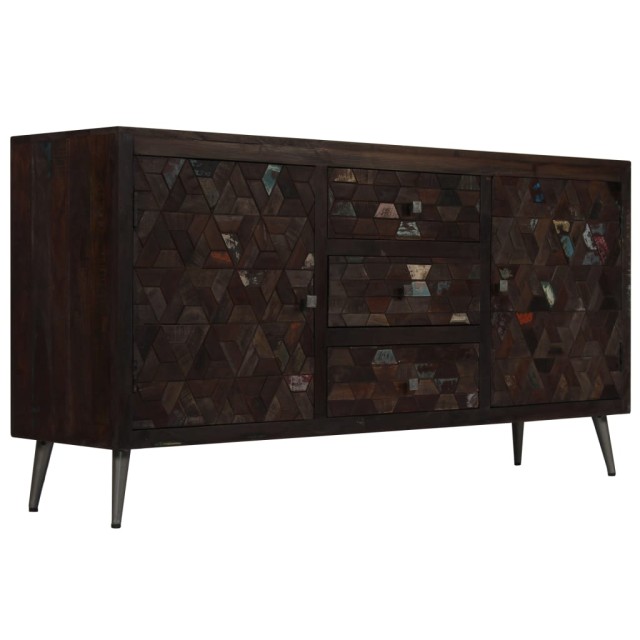 Buffet Bois de récupération solide 160x40x80 cm