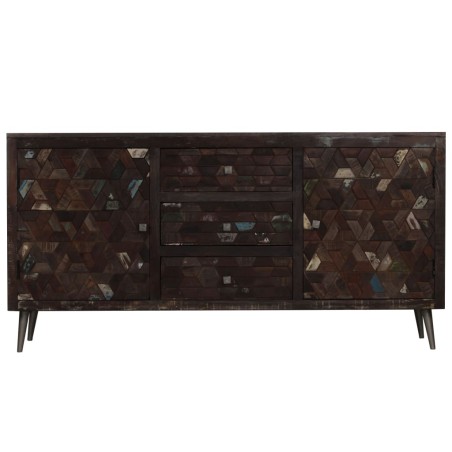 Buffet Bois de récupération solide 160x40x80 cm