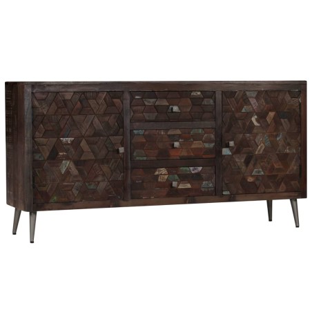 Buffet Bois de récupération solide 160x40x80 cm