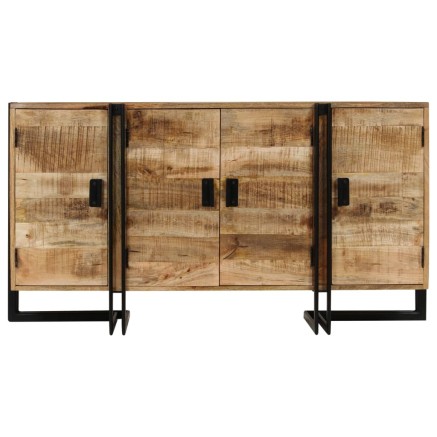 Buffet Bois de manguier massif 150x40x80 cm 2