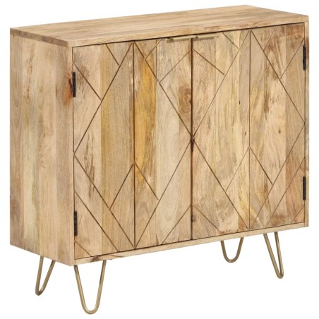 Buffet 80x30x75 cm Bois de manguier solide