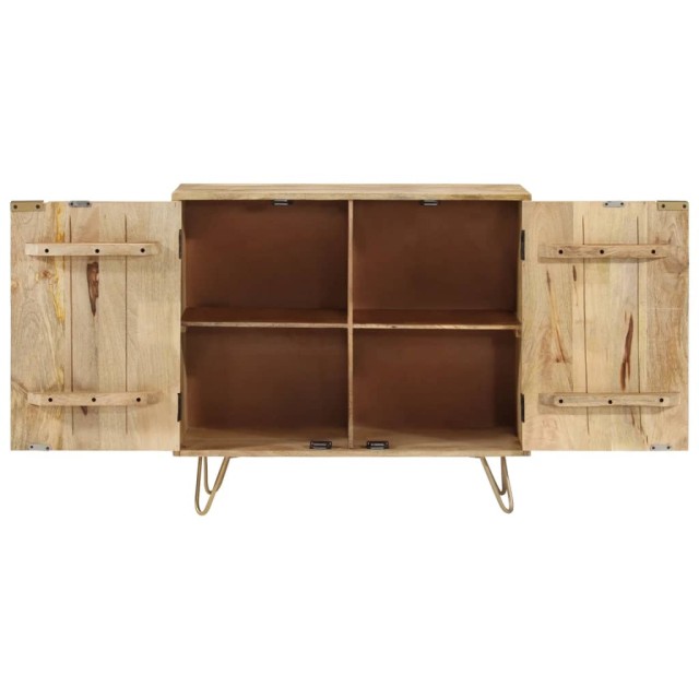Buffet 80x30x75 cm Bois de manguier solide