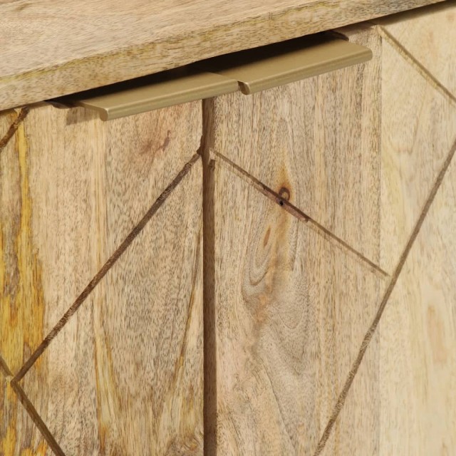 Buffet 80x30x75 cm Bois de manguier solide