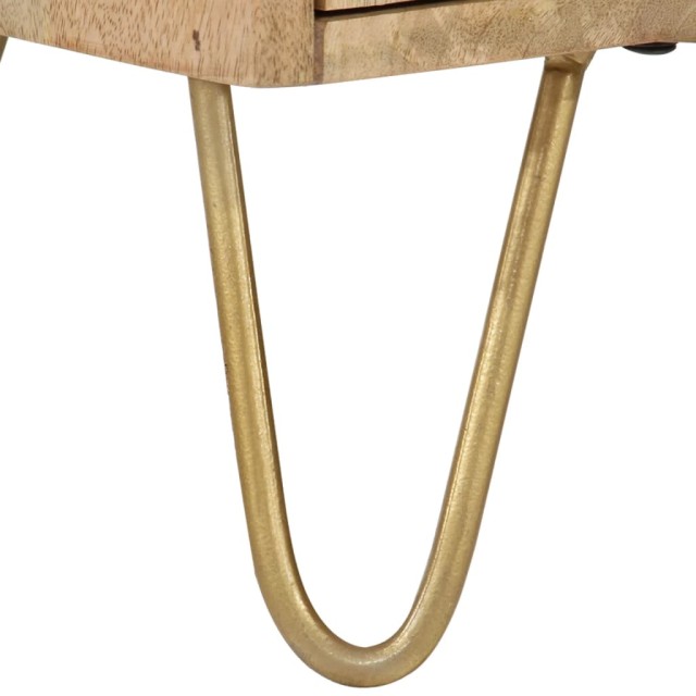 Buffet 80x30x75 cm Bois de manguier solide