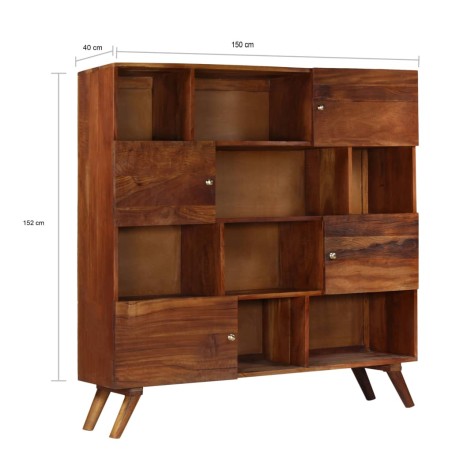 Buffet Bois de récupération massif 150x40x152 cm