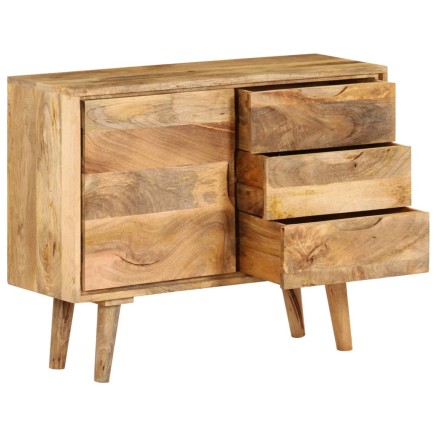 Buffet Bois massif de manguier 90x30x69 cm 2
