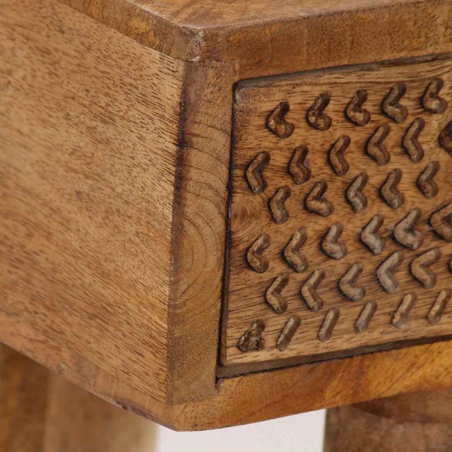 Table console Bois de manguier massif 102x30x79 cm