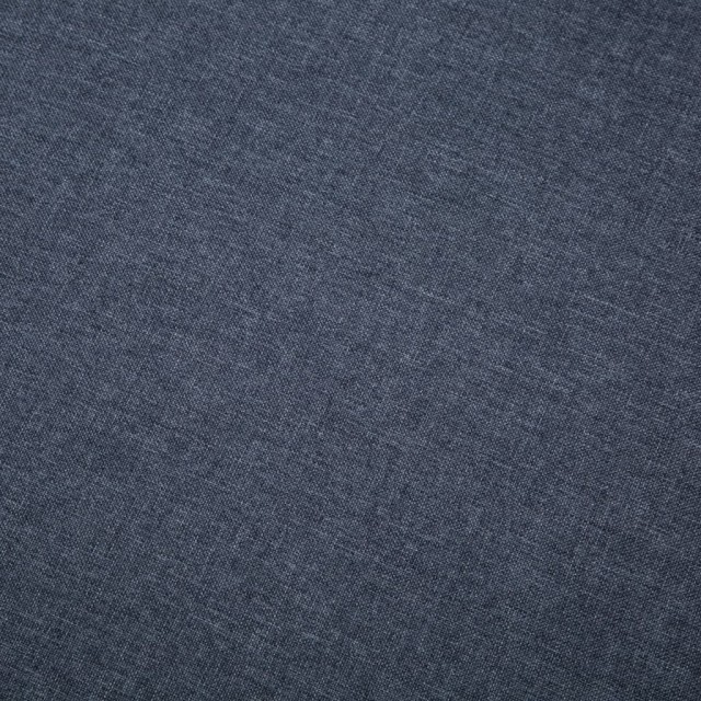 Canapé en forme de L revêtement en tissu gris foncé