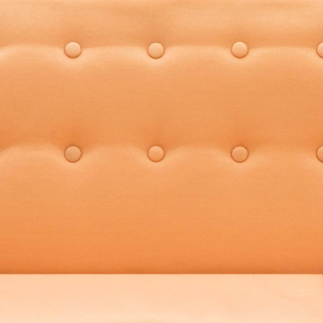 Canapé d'angle revêtement en tissu 171,5x138x81,5 cm orange