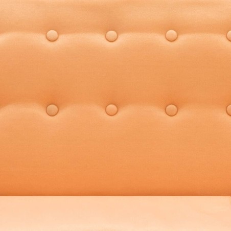 Canapé d'angle revêtement en tissu 171,5x138x81,5 cm orange