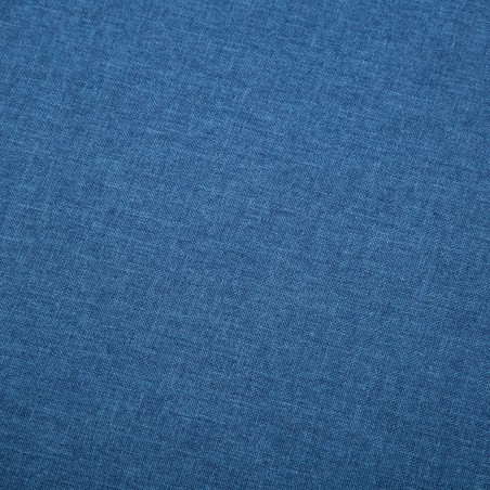 Canapé à 3 places revêtement en tissu 172x70x82 cm bleu
