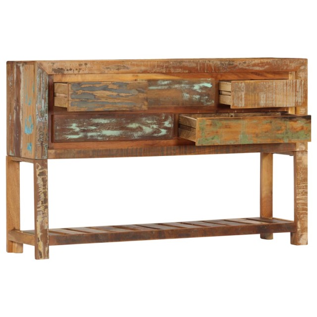 Buffet 120x30x75 cm Bois de récupération solide