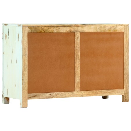 Buffet Bleu clair 110x35x70 cm Bois de manguier massif