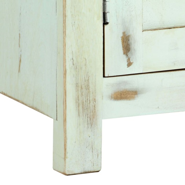 Buffet Bleu clair 110x35x70 cm Bois de manguier massif