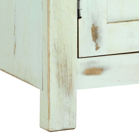 Buffet Bleu clair 110x35x70 cm Bois de manguier massif