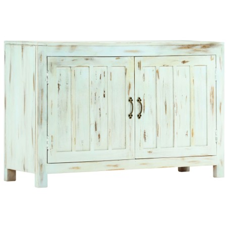 Buffet Bleu clair 110x35x70 cm Bois de manguier massif