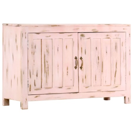 Buffet Rose clair 110x35x70 cm Bois de manguier massif